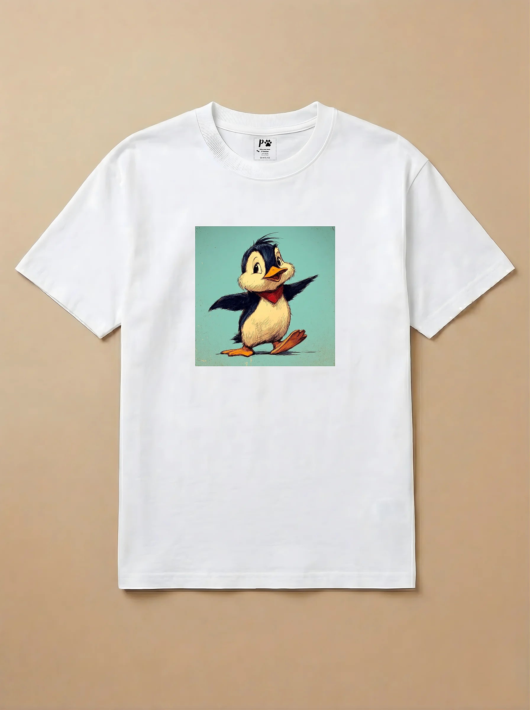 Camisa Desenho Clássico - Pinguim