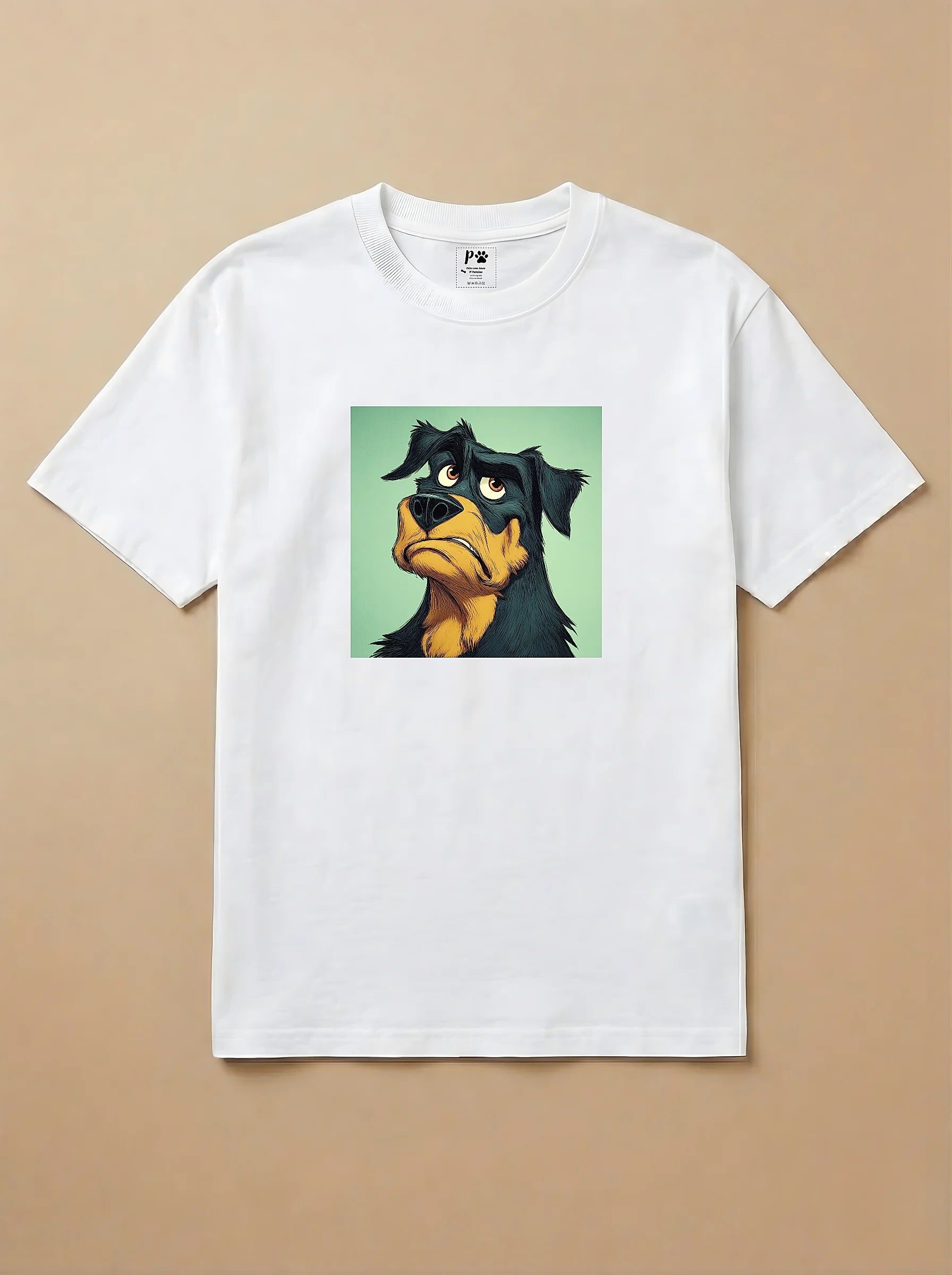 Camisa Desenho Clássico - Rottweiler