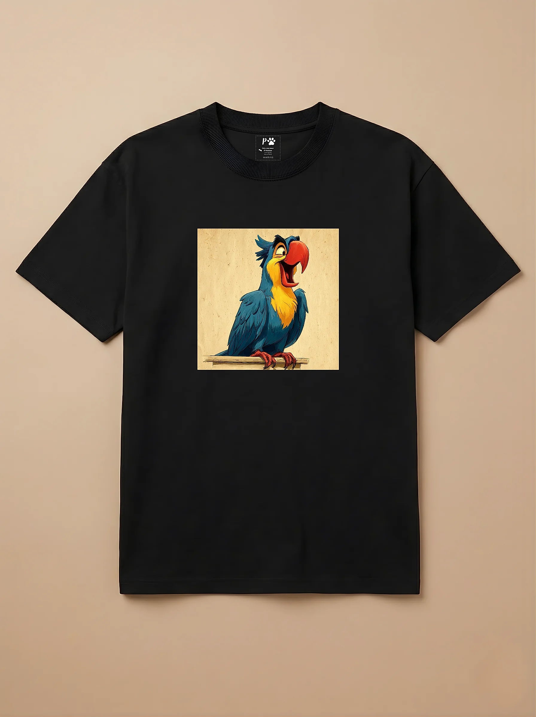 Camisa Desenho Clássico - Arara Azul