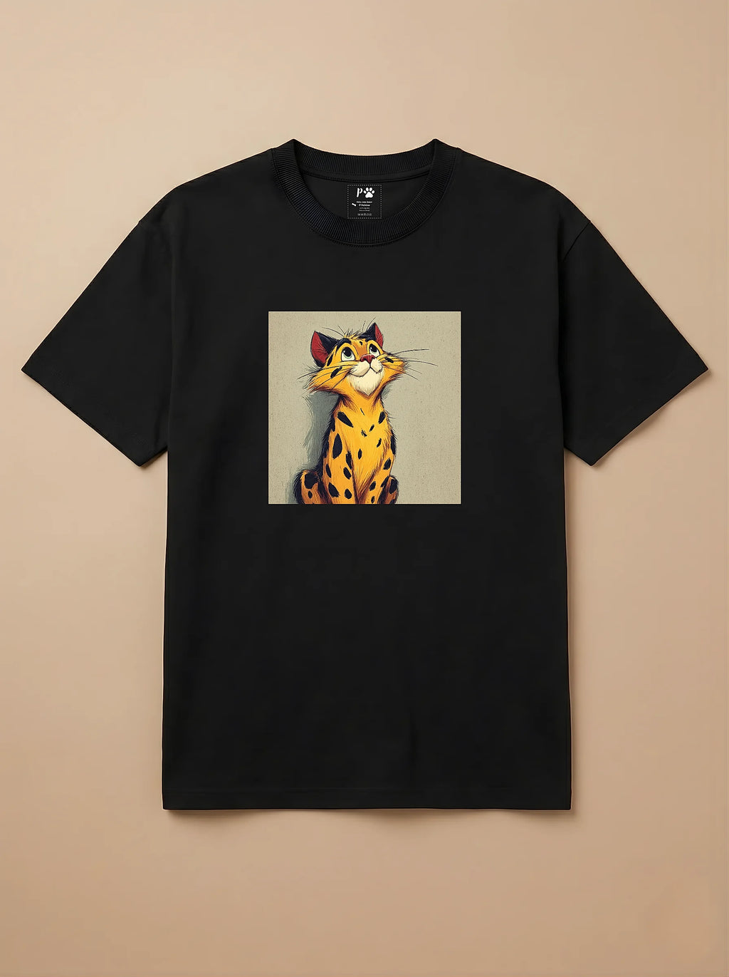 Camisa Desenho Clássico - Gato de Bengala
