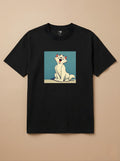 Camisa Desenho Clássico - Gato Branco