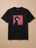 Camisa Desenho Clássico - Gato Preto