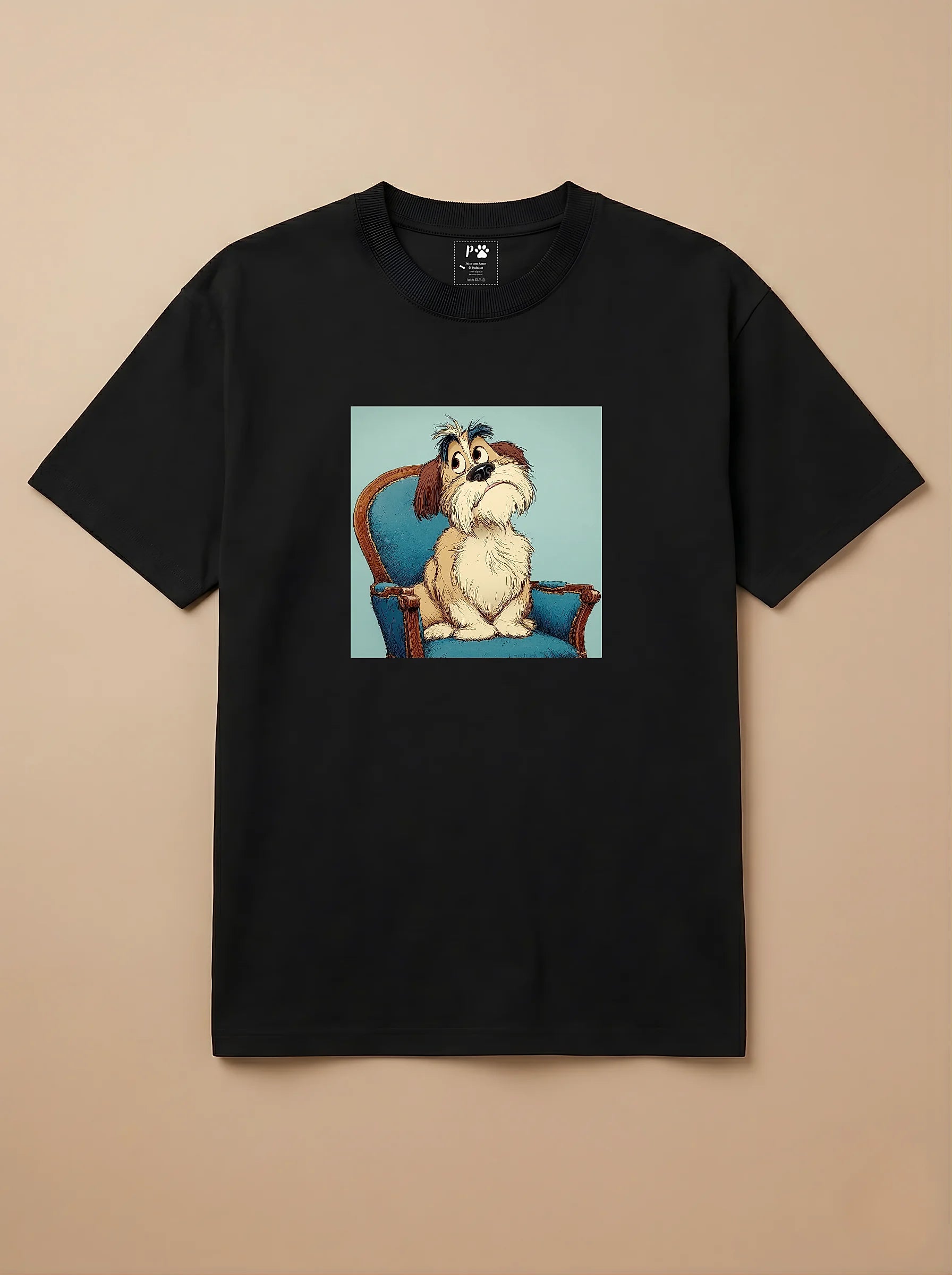 Camisa Desenho Clássico - Shih Tzu