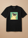 Camisa Desenho Clássico - Gato Siamês