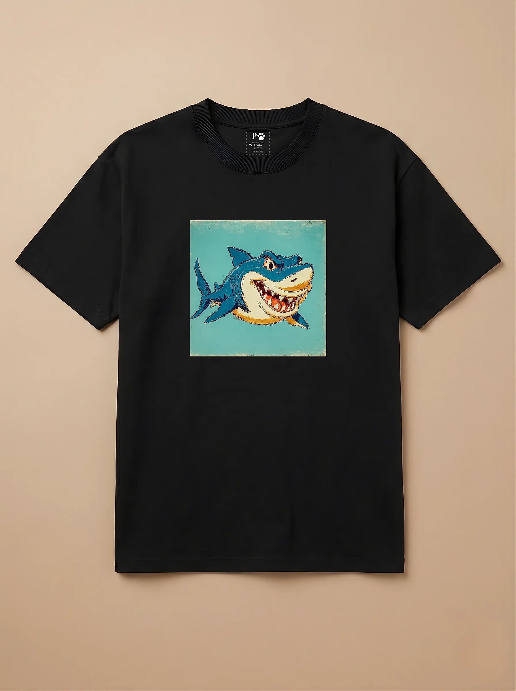 Camisa Desenho Clássico - Tubarão
