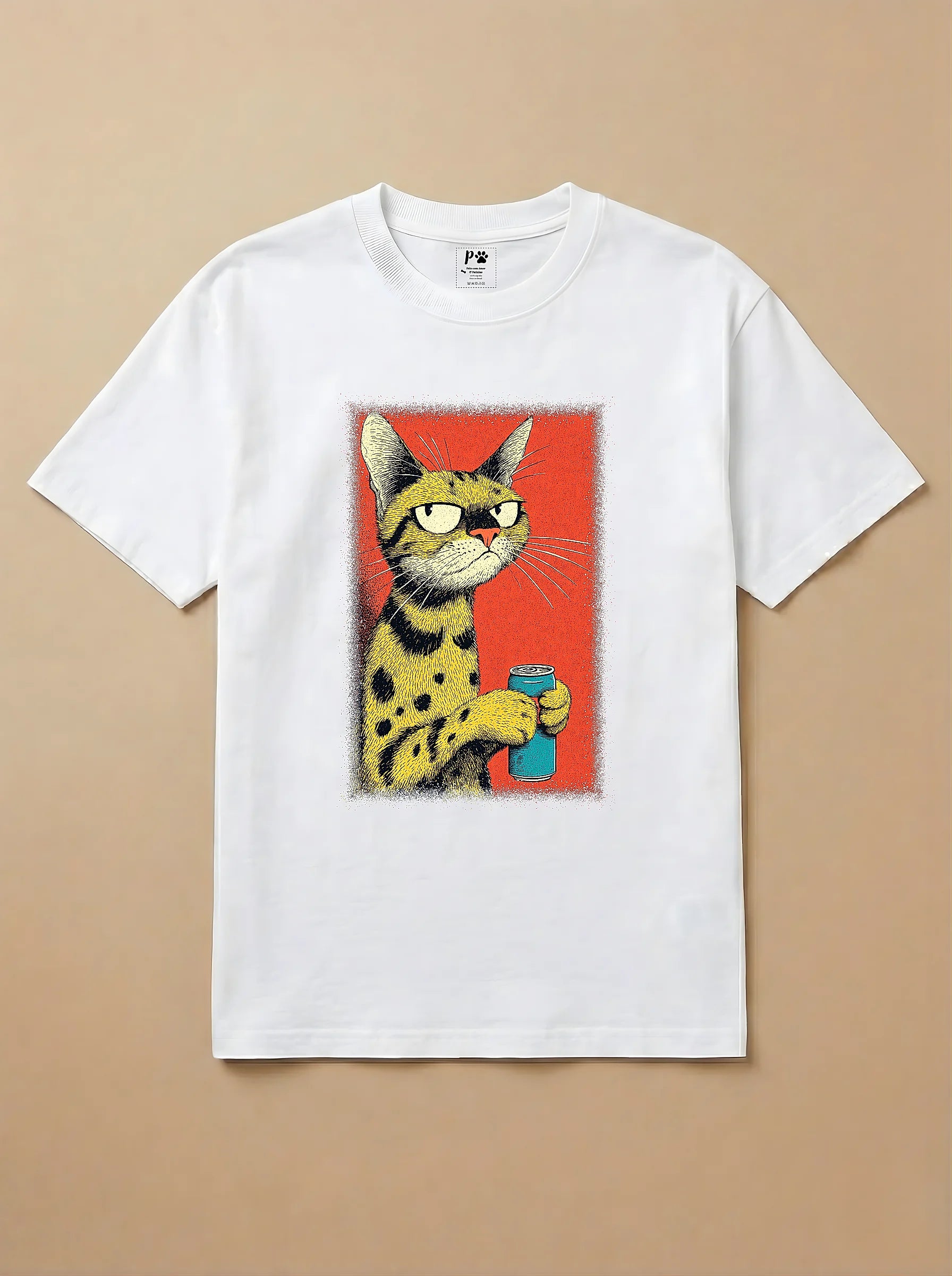 Camisa Drinks - Gato de Bengala