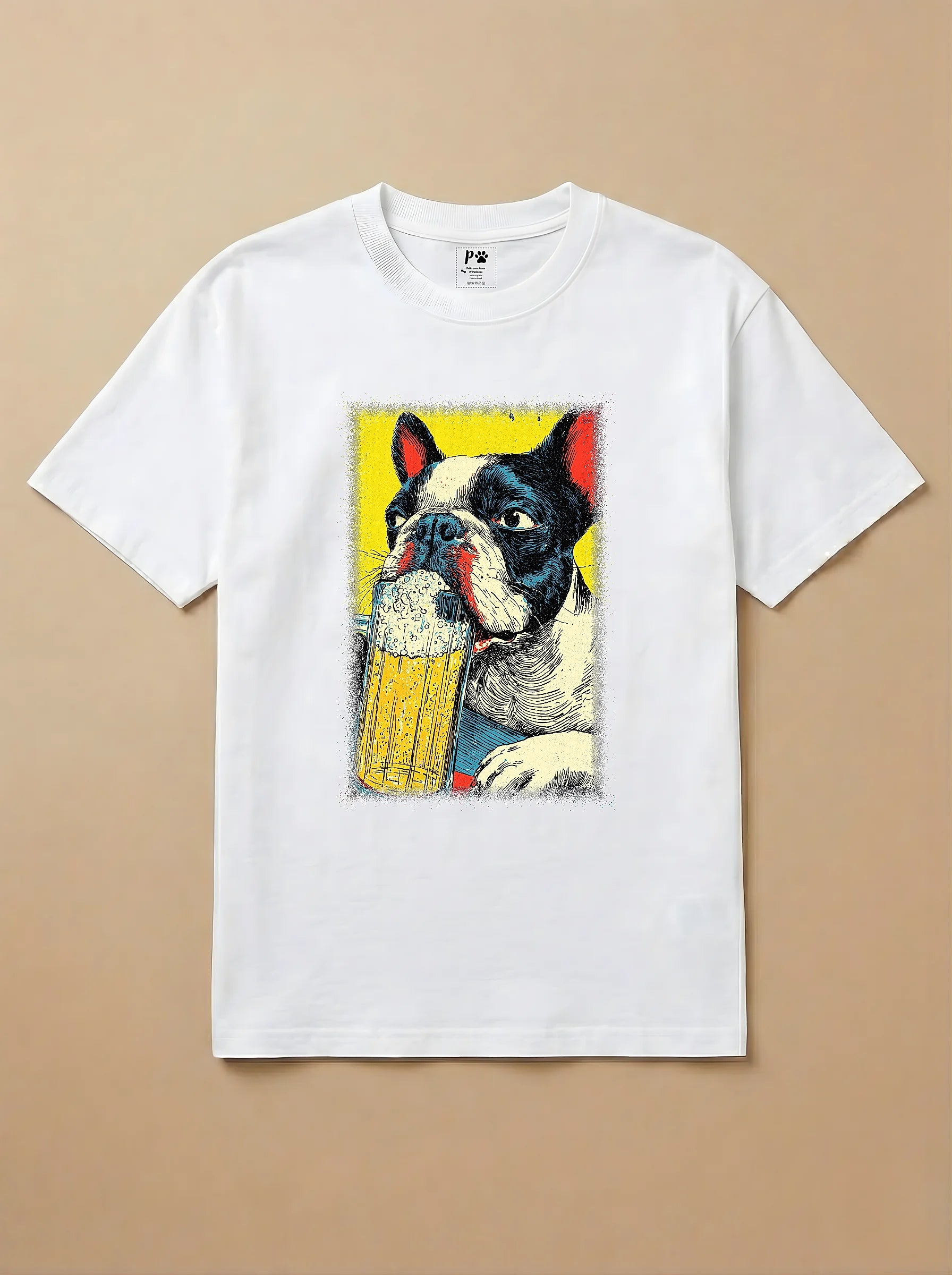 Camisa Drinks - Bulldog Francês