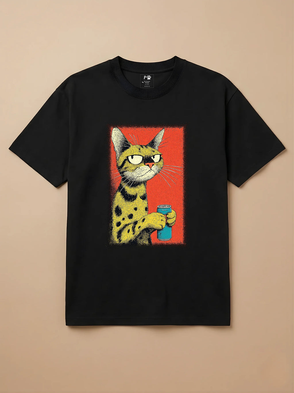 Camisa Drinks - Gato de Bengala