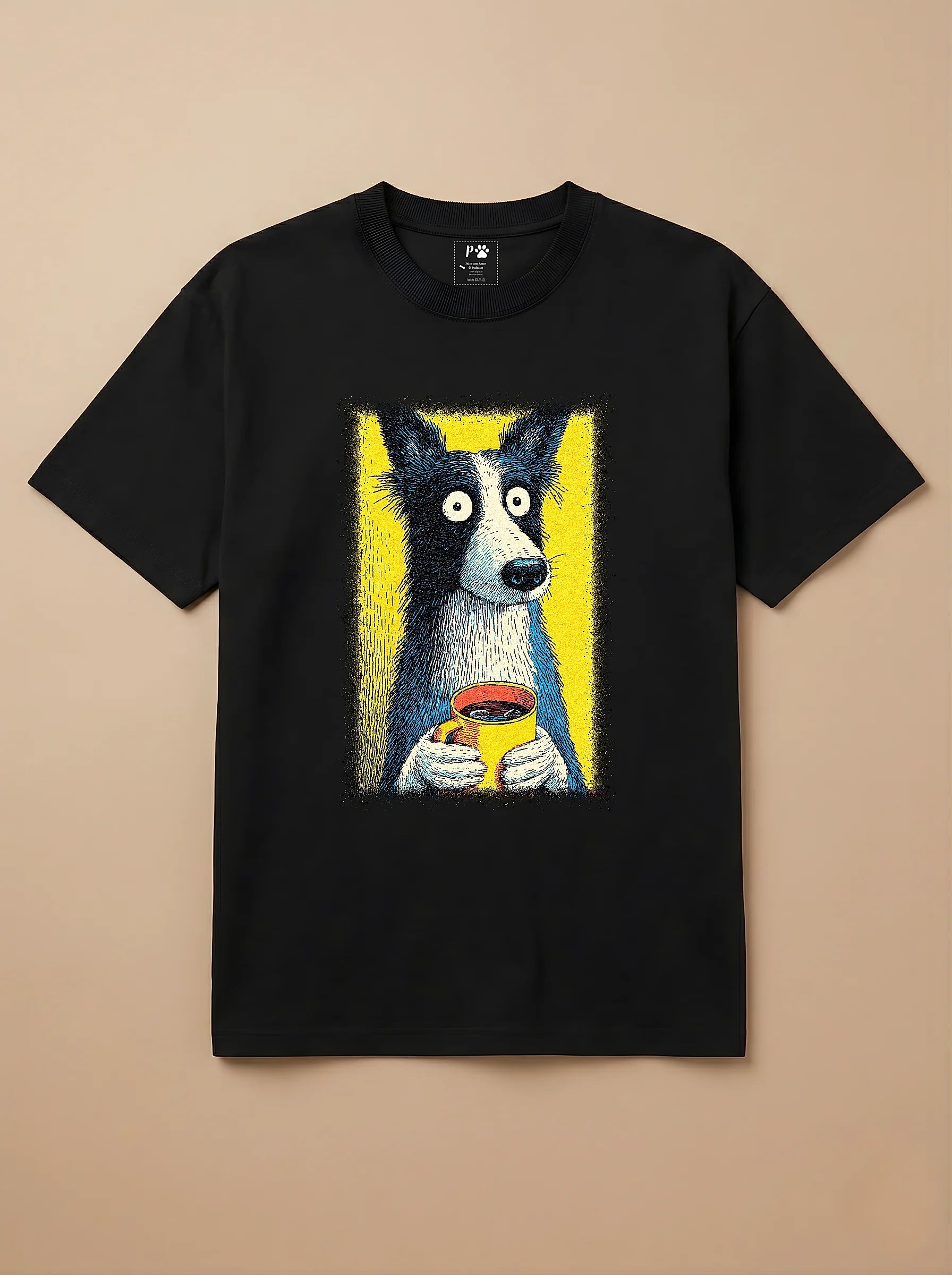 Camisa Drinks - Border Collie