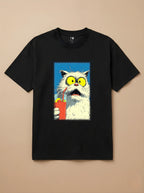 Camisa Drinks - Gato Branco