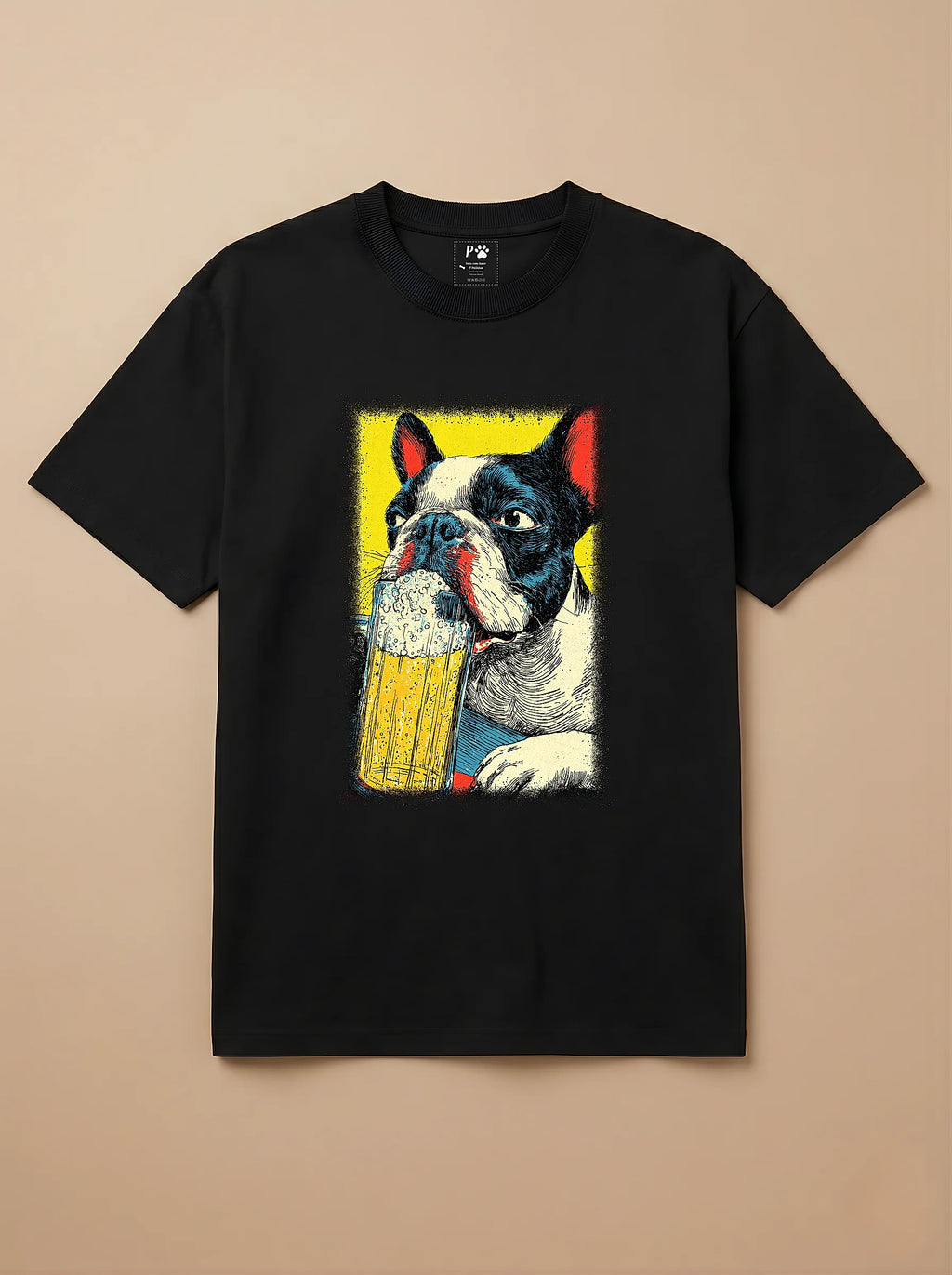 Camisa Drinks - Bulldog Francês