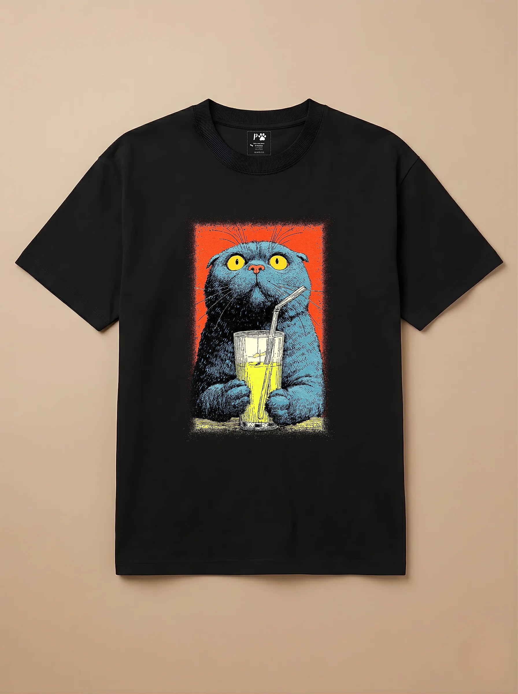 Camisa Drinks - Gato Escocês
