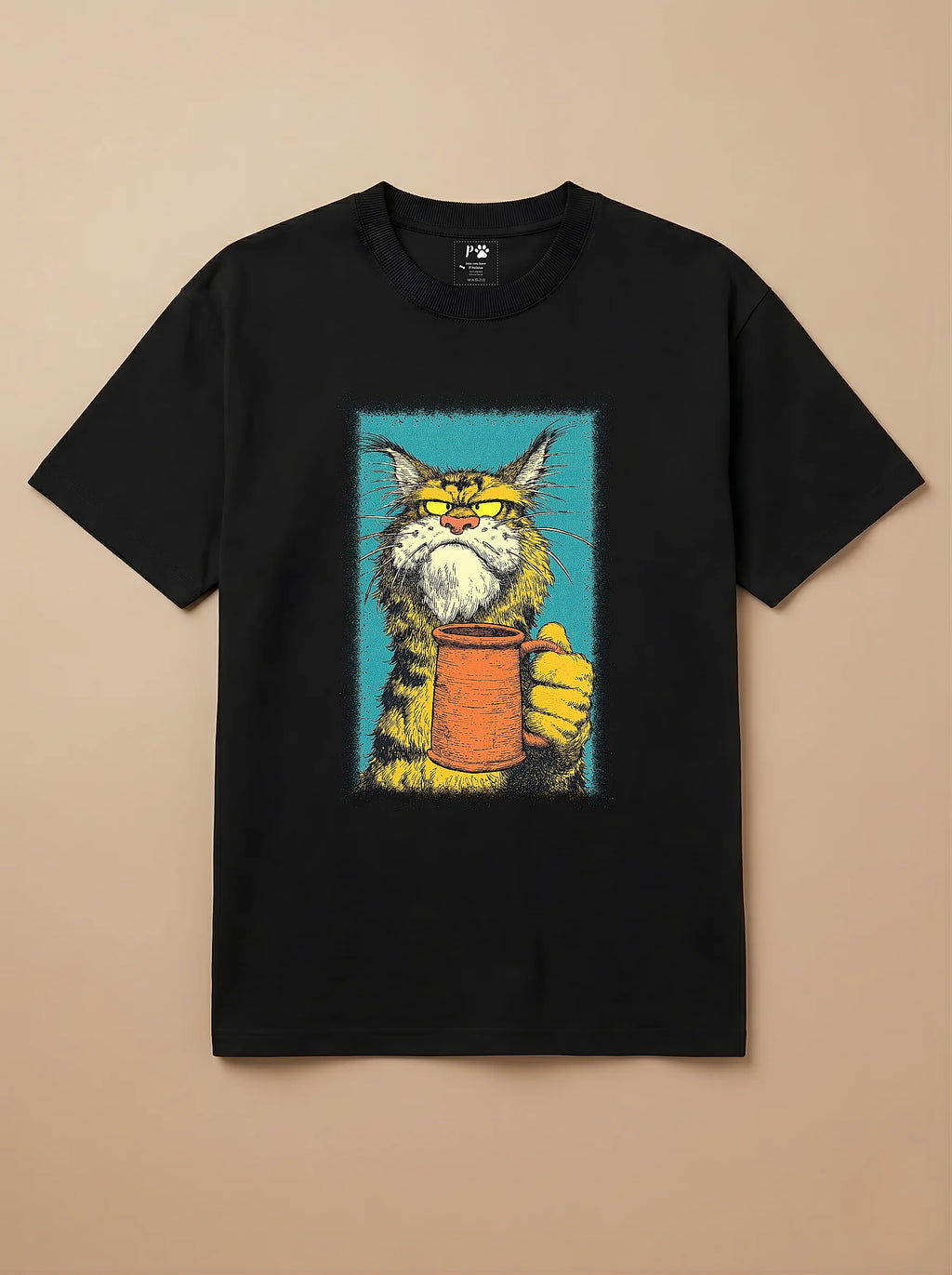 Camisa Drinks - Gato Maine Coon