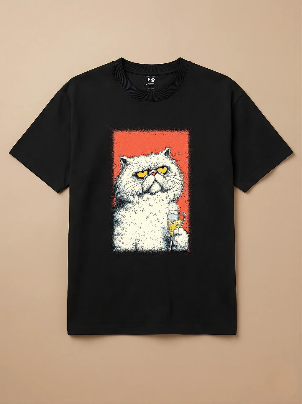 Camisa Drinks - Gato Persa