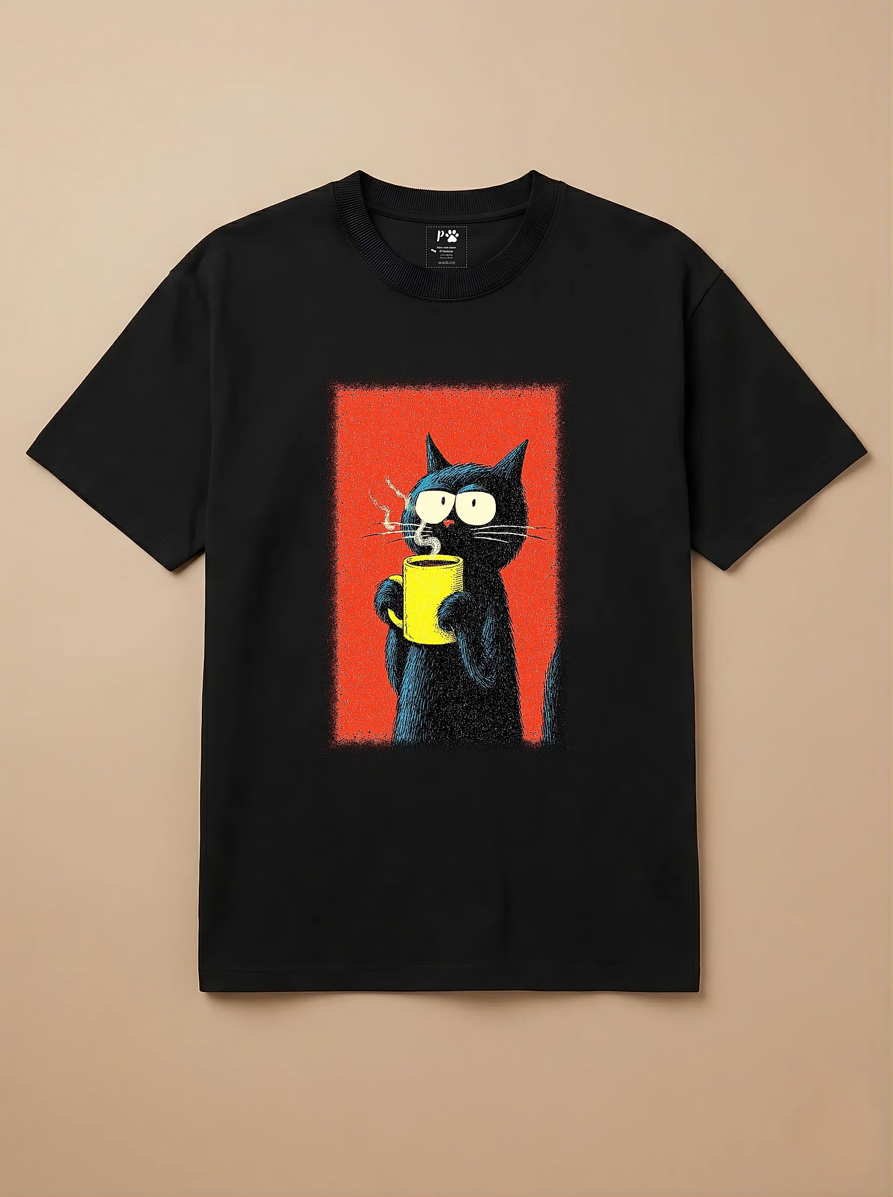 Camisa Drinks - Gato Preto