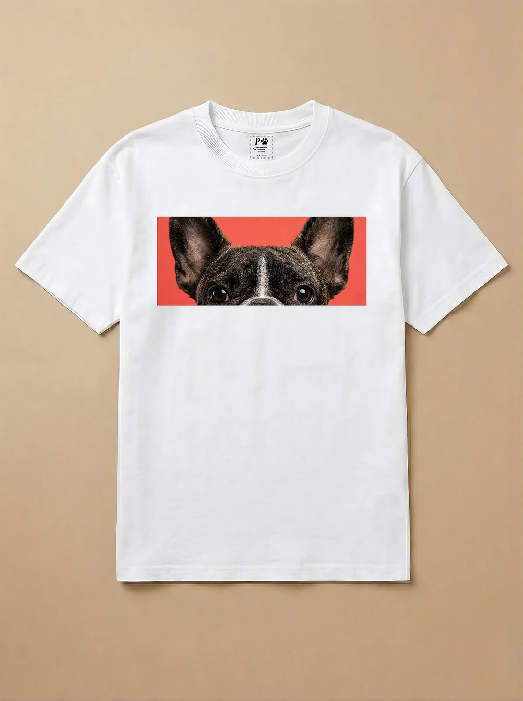 Camisa Pets Espiando - Bulldog Francês