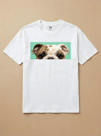 Camisa Pets Espiando - Bulldog Inglês
