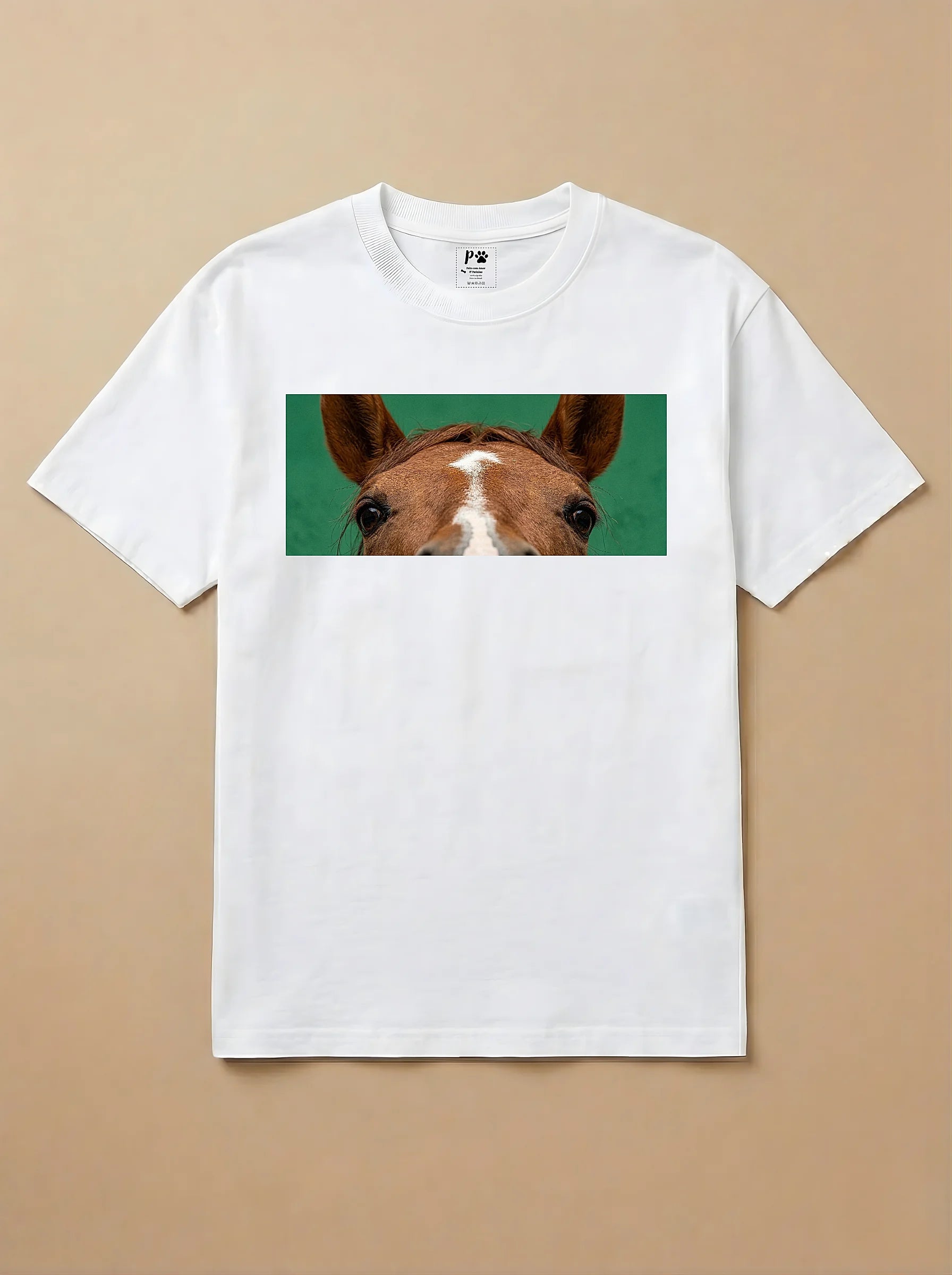 Camisa Pets Espiando - Cavalo