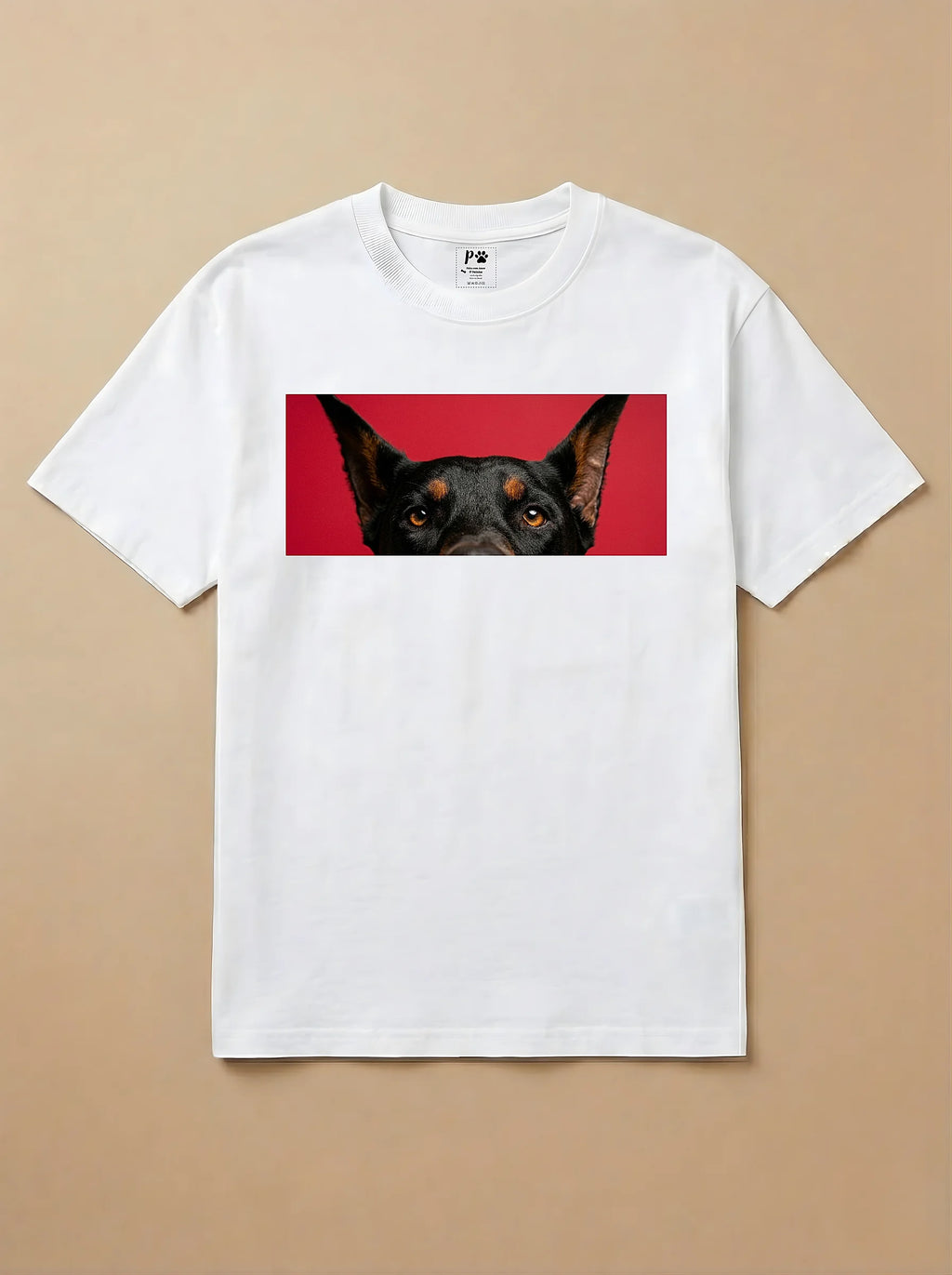 Camisa Pets Espiando - Dobermann