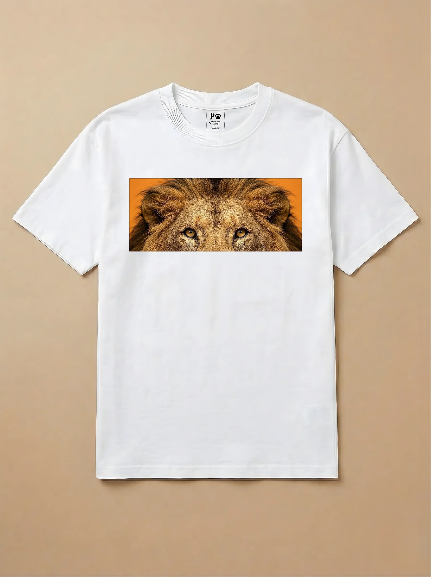 Camisa Pets Espiando - Leão