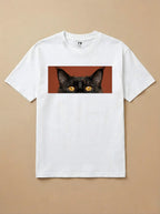 Camisa Pets Espiando - Maine Coon