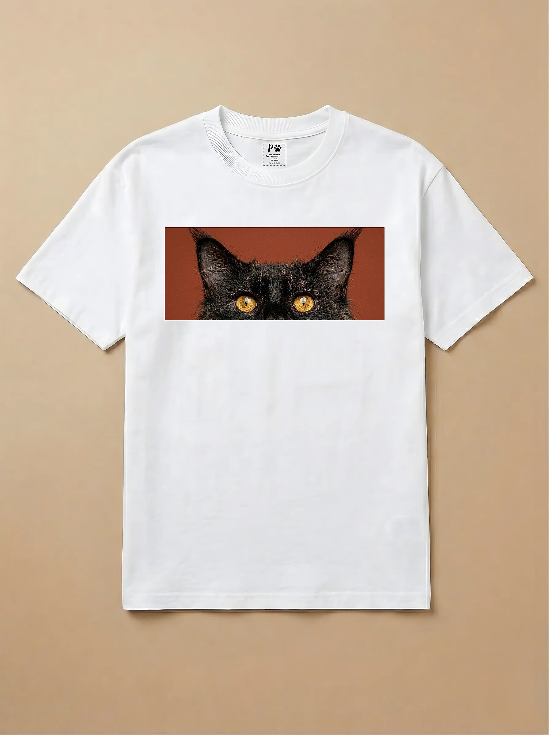 Camisa Pets Espiando - Maine Coon