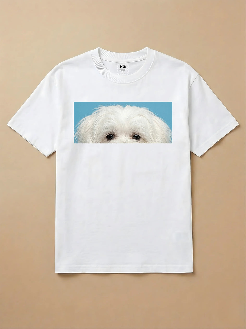 Camisa Pets Espiando - Maltês