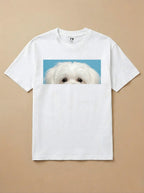 Camisa Pets Espiando - Maltês