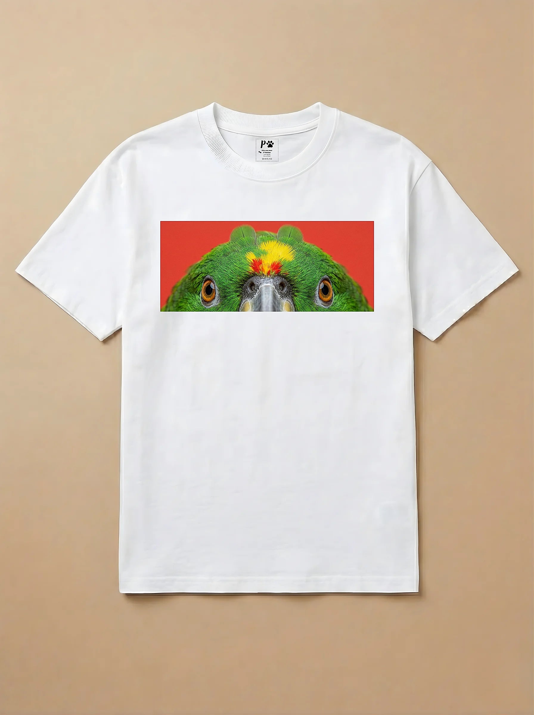 Camisa Pets Espiando - Papagaio