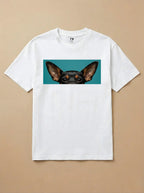 Camisa Pets Espiando - Pinscher