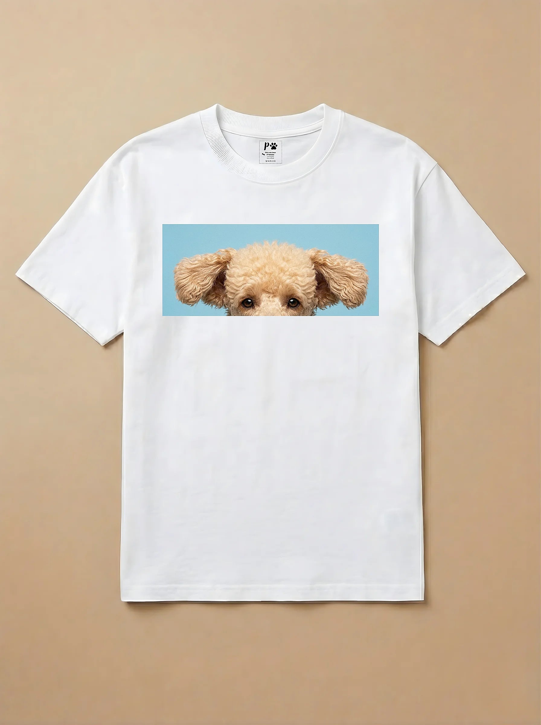 Camisa Pets Espiando - Poodle