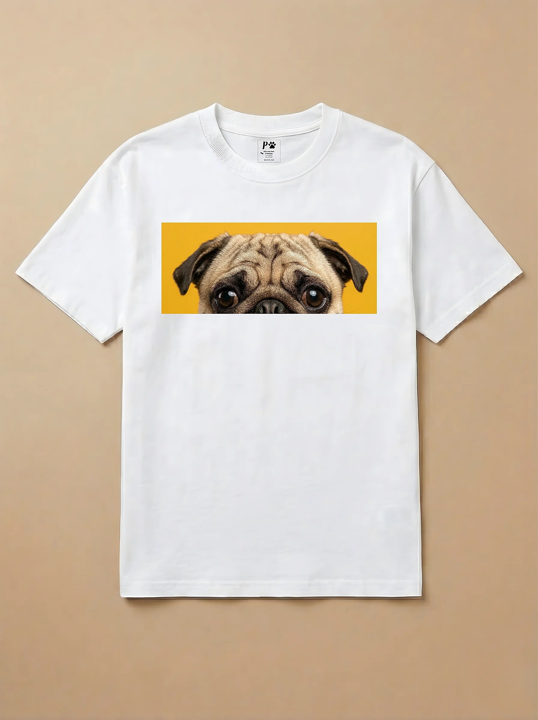 Camisa Pets Espiando - Pug