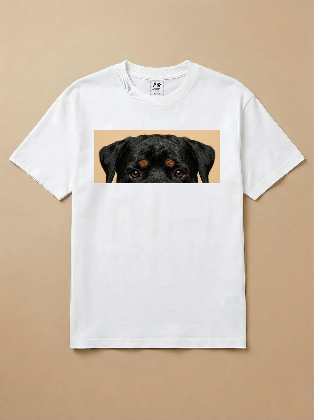 Camisa Pets Espiando - Rottweiler