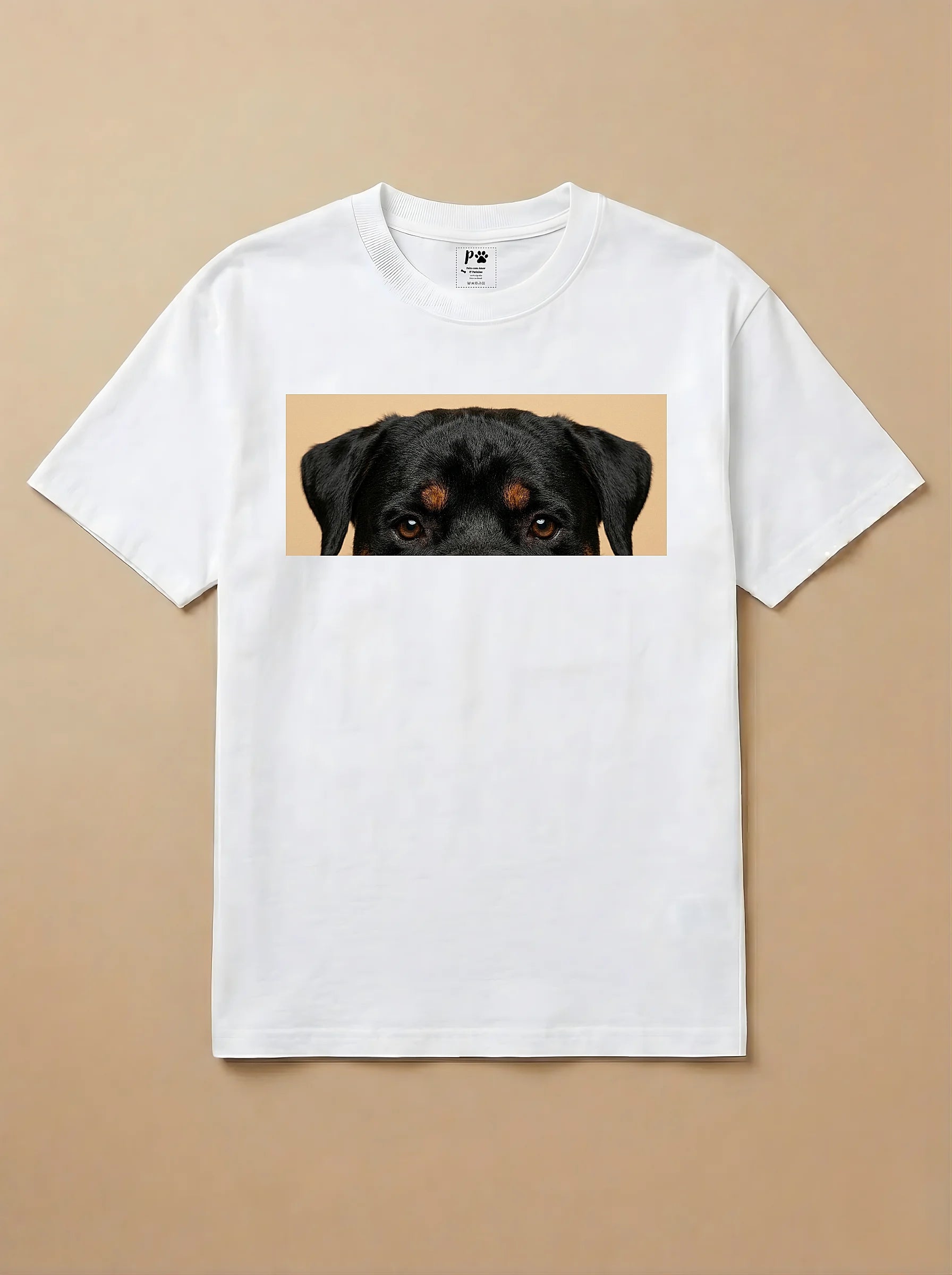 Camisa Pets Espiando - Rottweiler