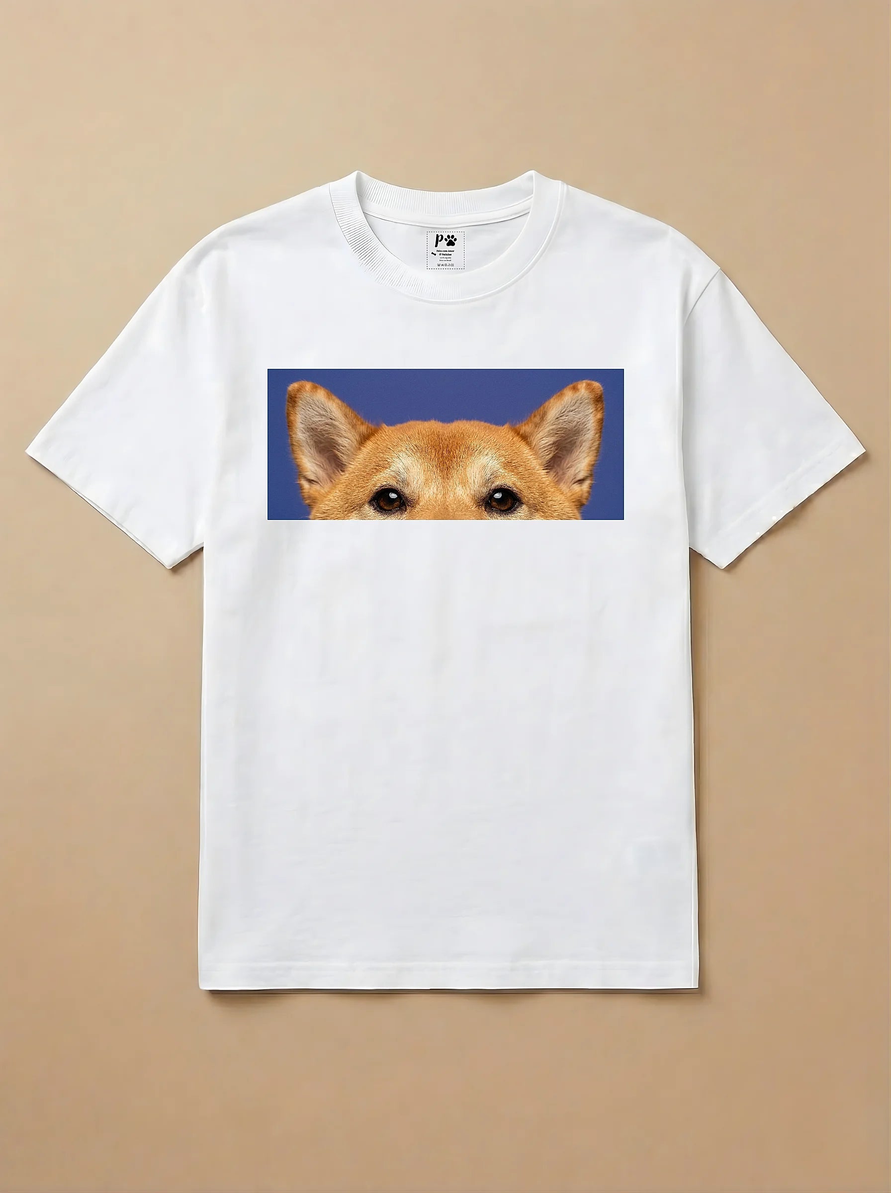 Camisa Pets Espiando - Shiba Inu