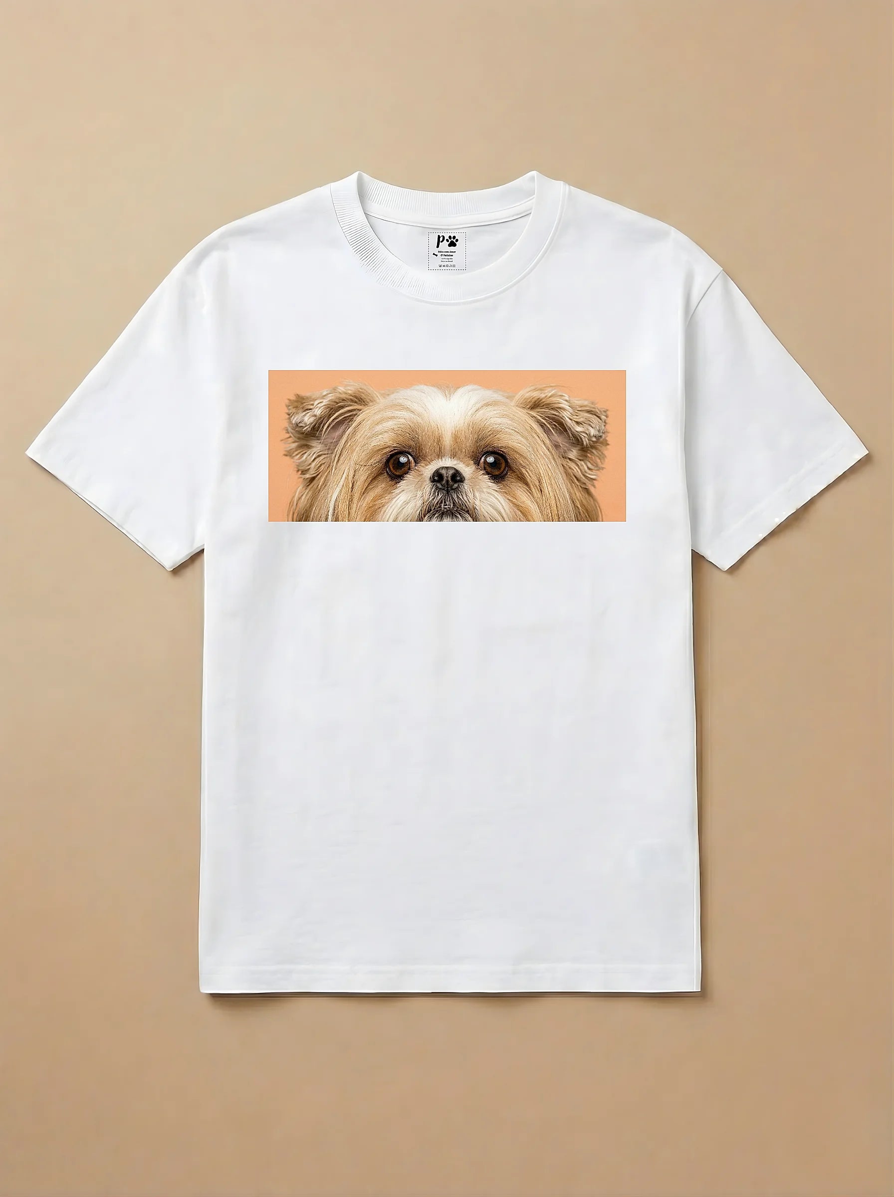 Camisa Pets Espiando - Shih Tzu