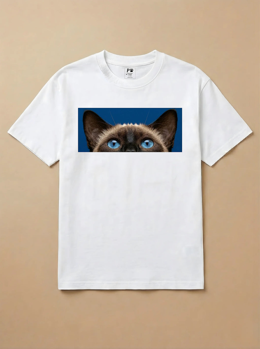 Camisa Pets Espiando - Siamês