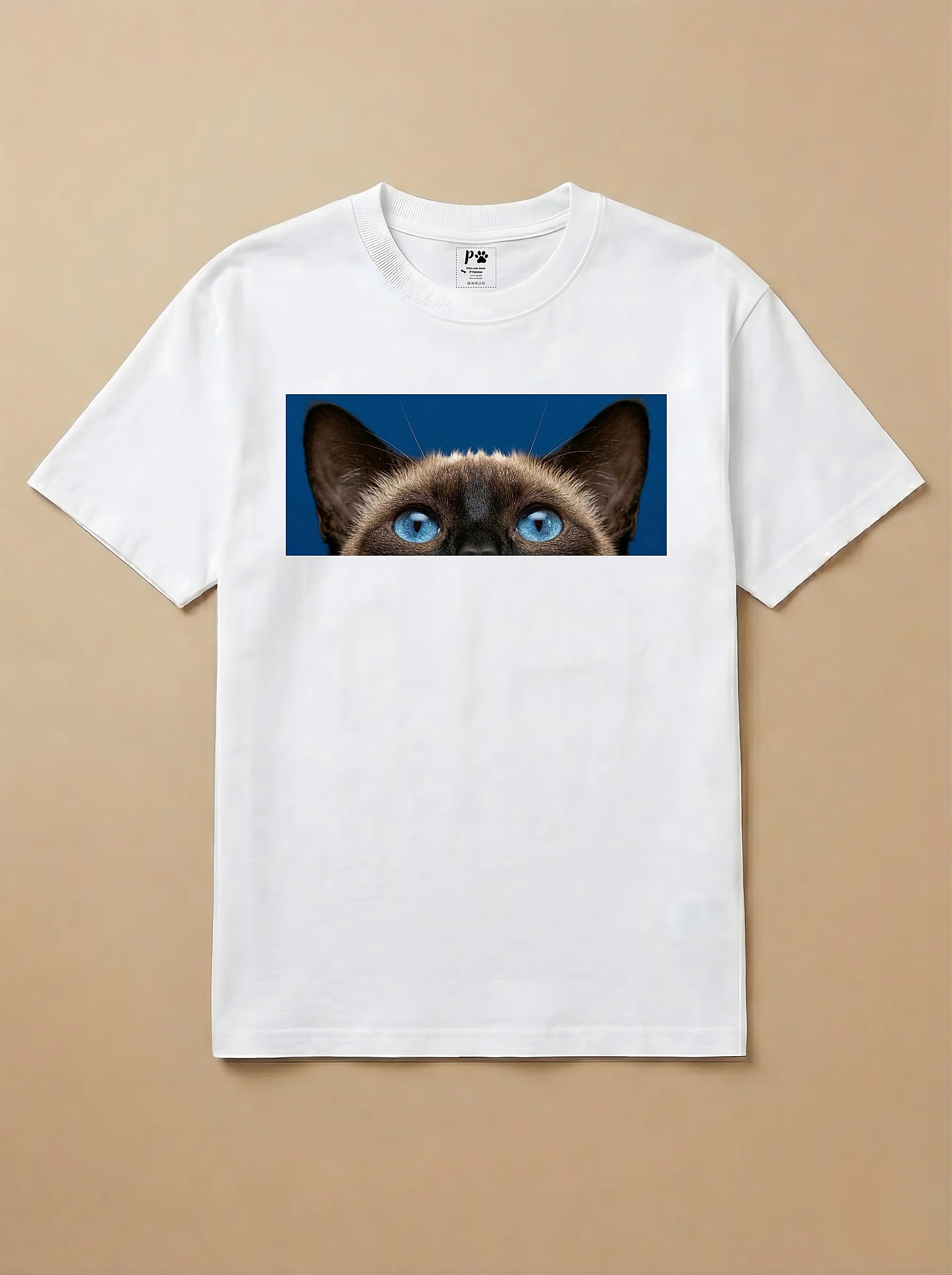 Camisa Pets Espiando - Siamês