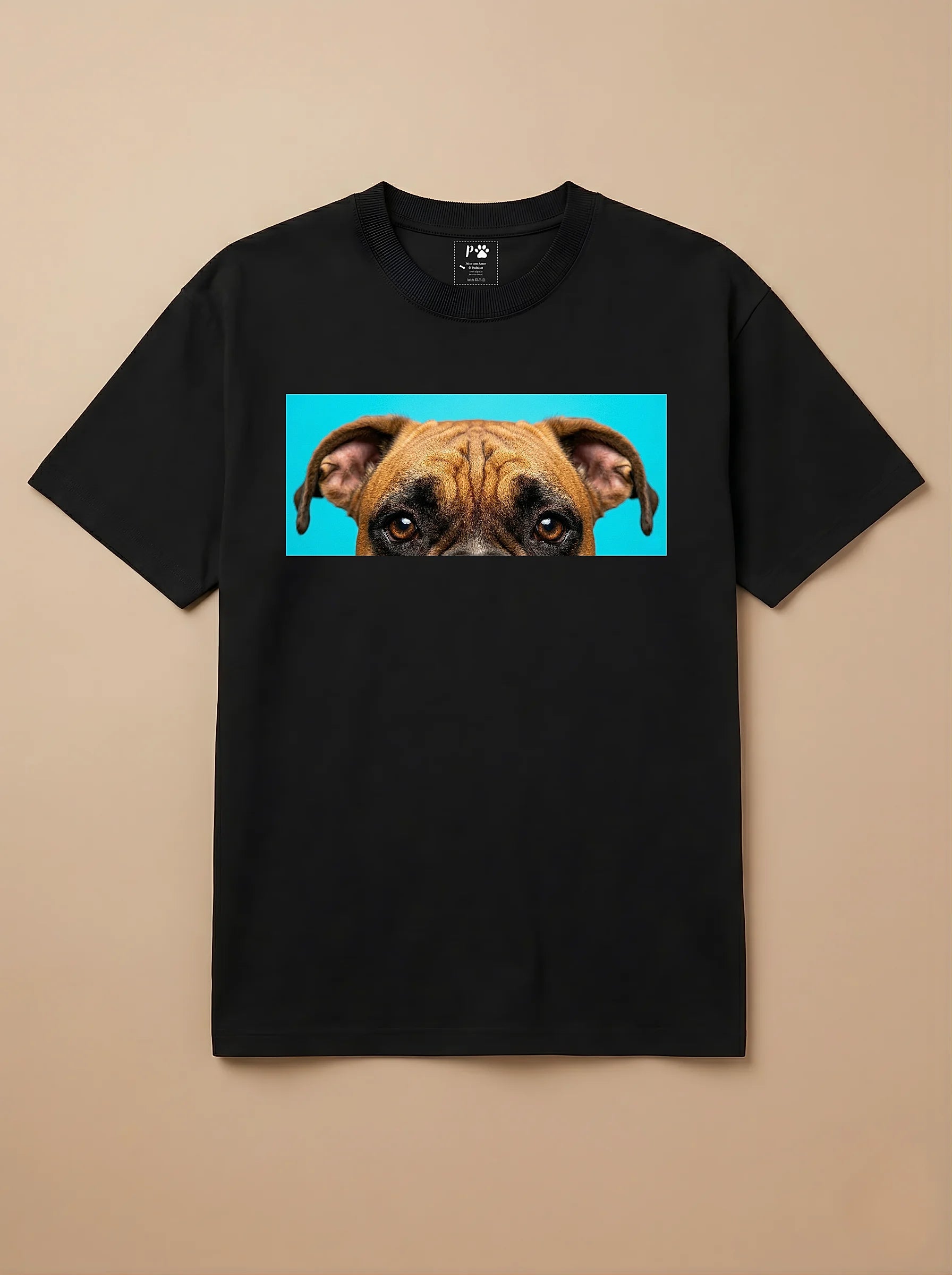 Camisa Pets Espiando - Boxer