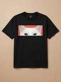 Camisa Pets Espiando - Gato Branco