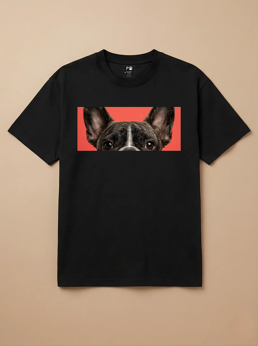 Camisa Pets Espiando - Bulldog Francês