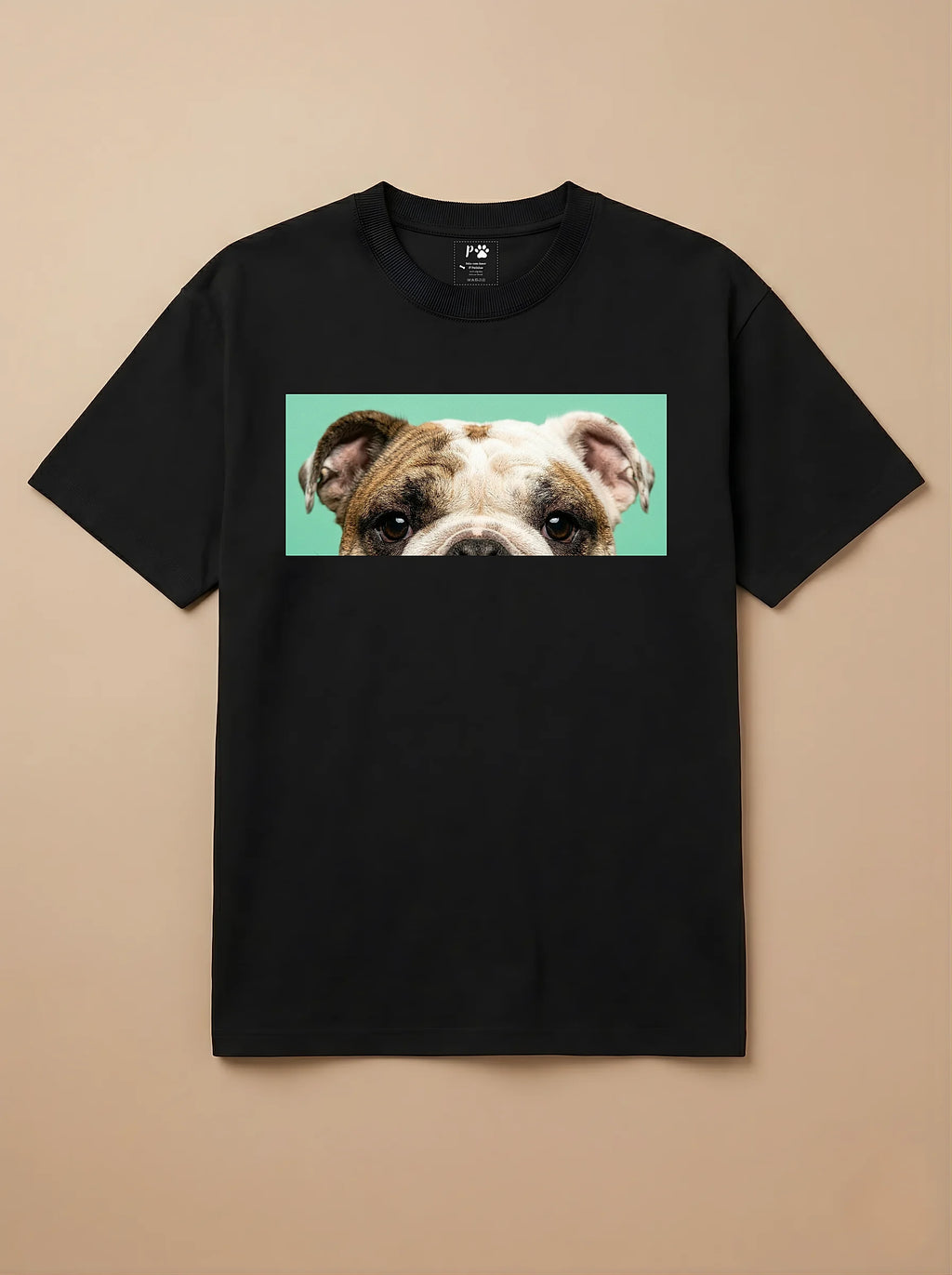 Camisa Pets Espiando - Bulldog Inglês