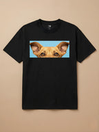 Camisa Pets Espiando - Caramelo