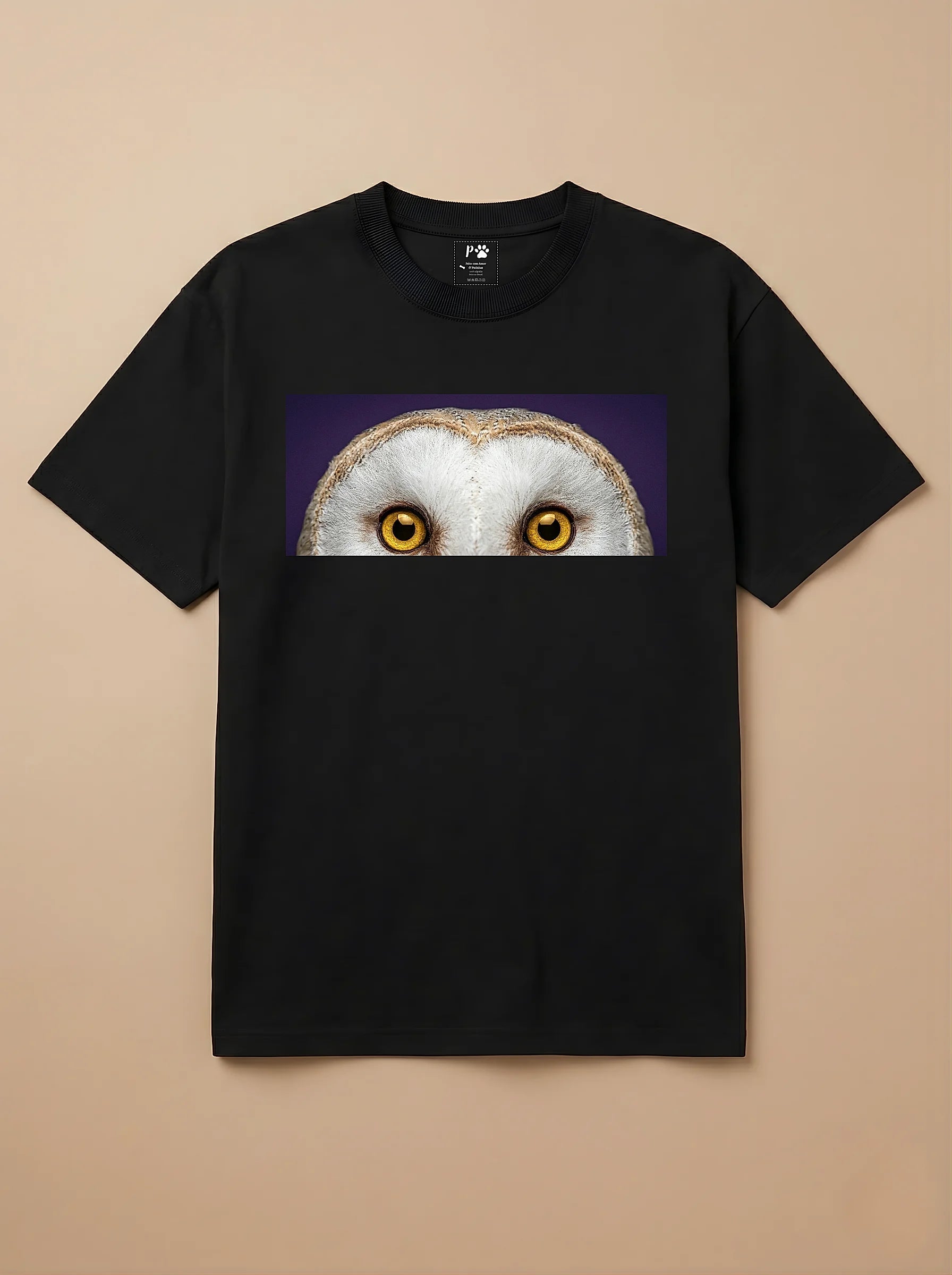 Camisa Pets Espiando - Coruja