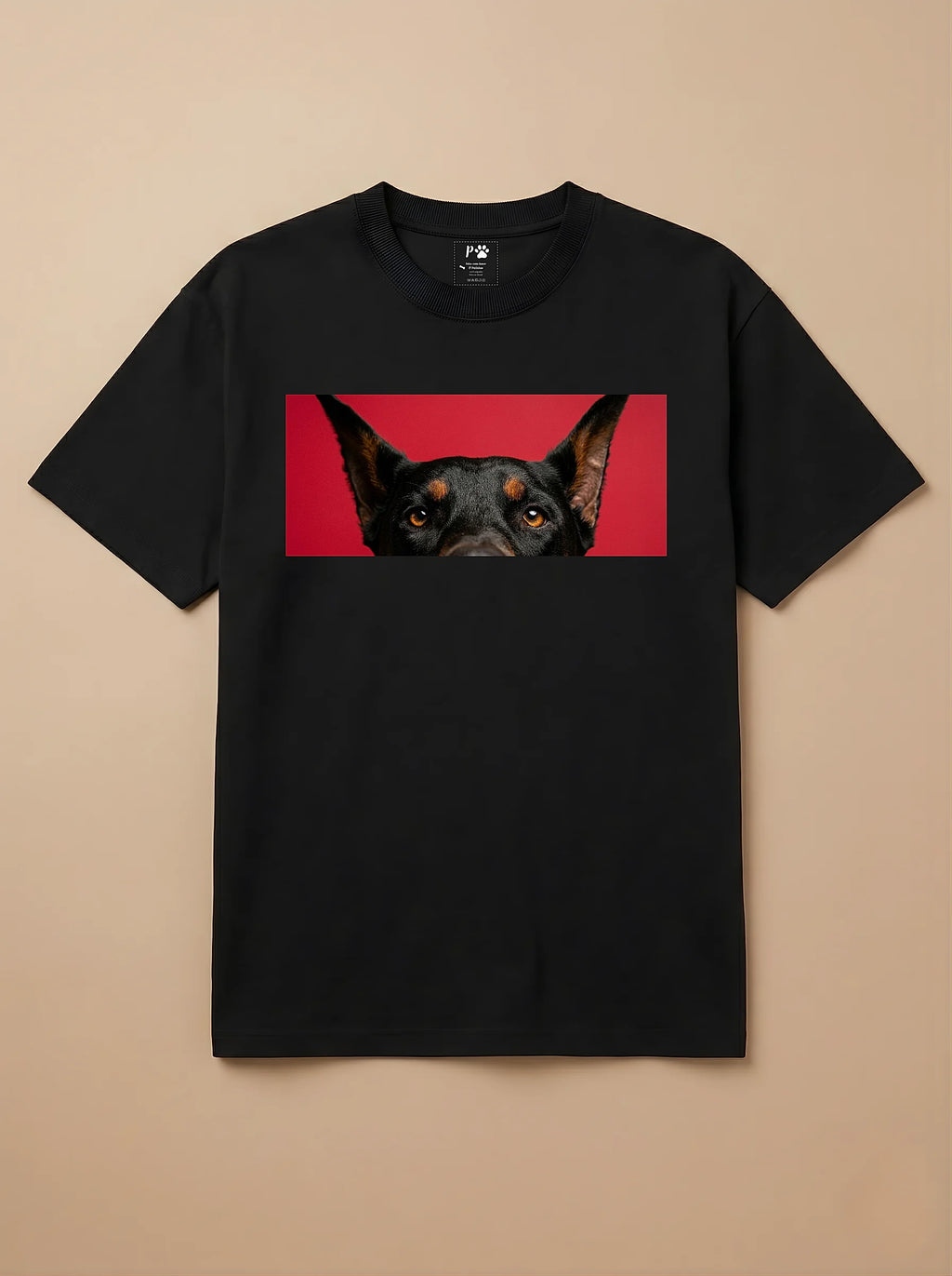 Camisa Pets Espiando - Dobermann