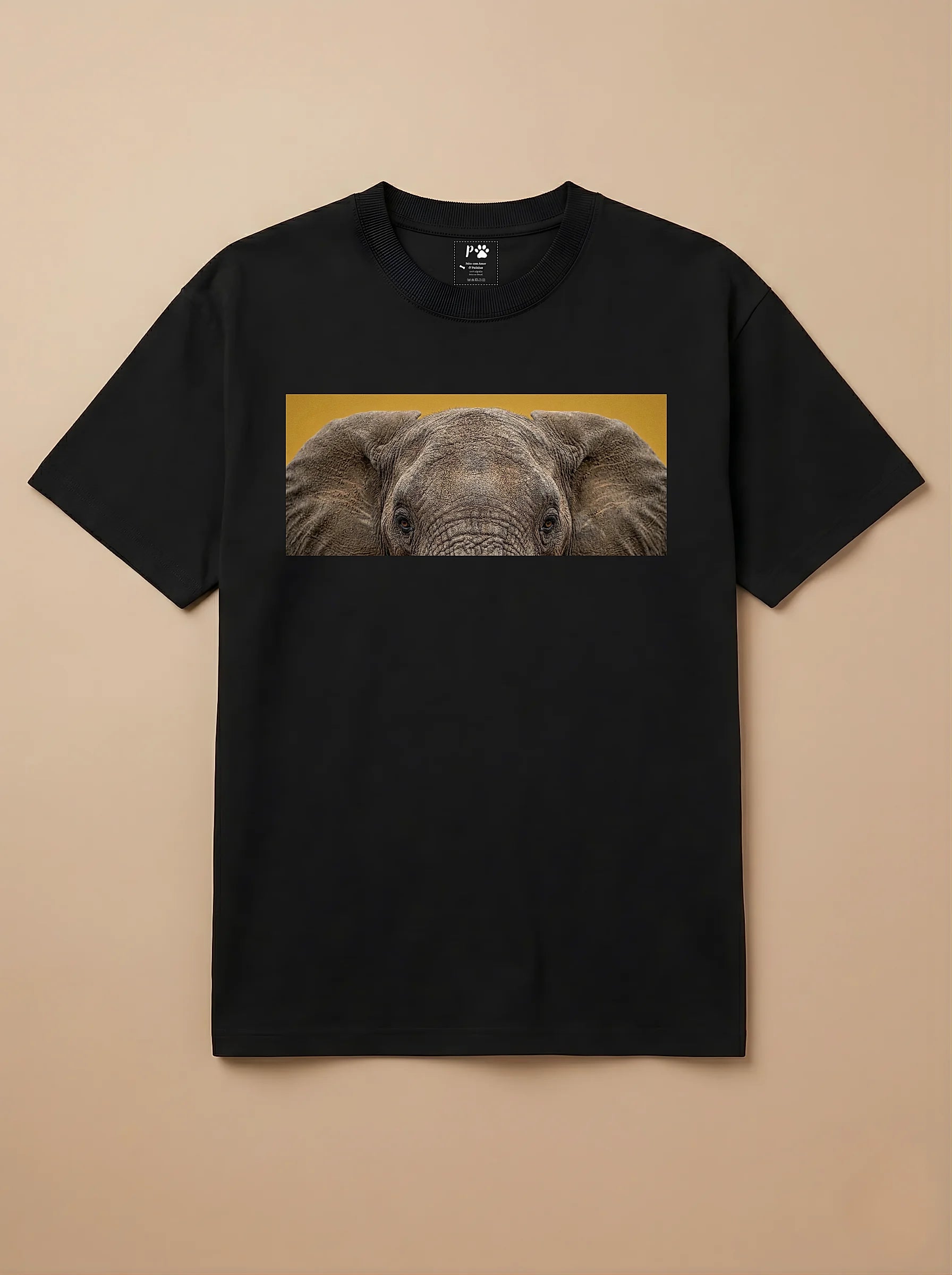 Camisa Pets Espiando - Elefante