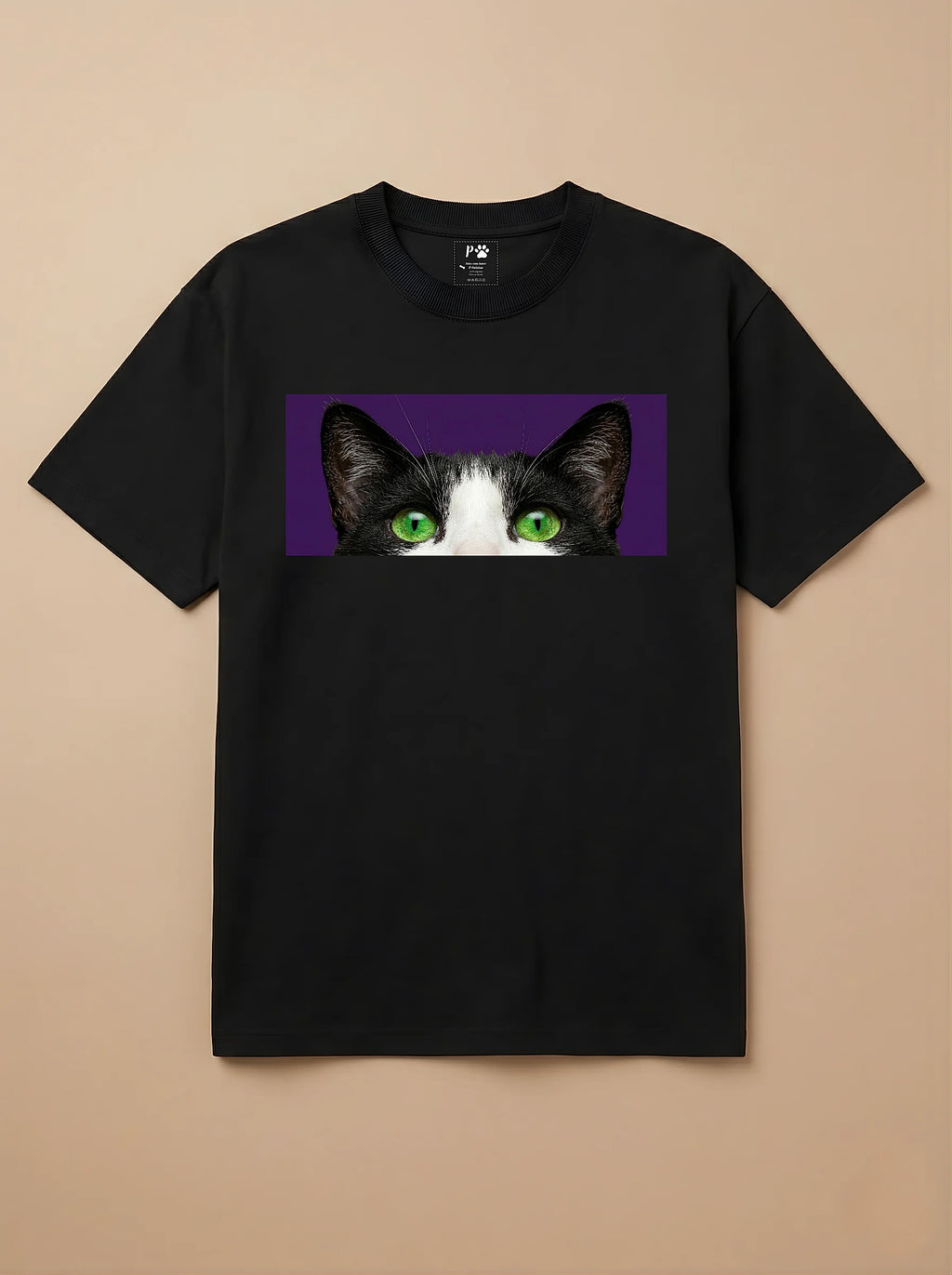 Camisa Pets Espiando - Gato Frajola