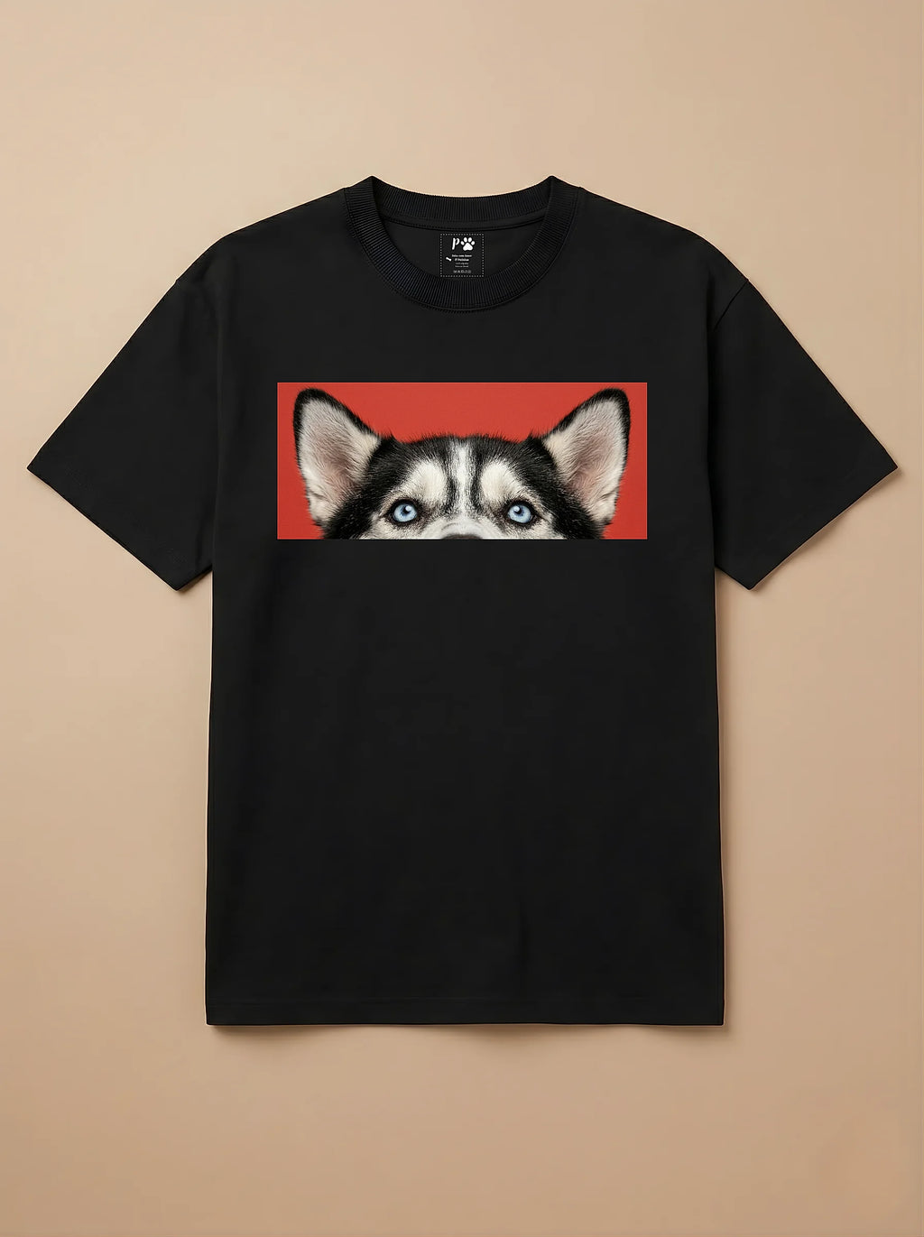 Camisa Pets Espiando - Husky