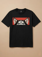 Camisa Pets Espiando - Husky