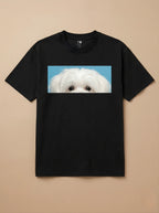 Camisa Pets Espiando - Maltês